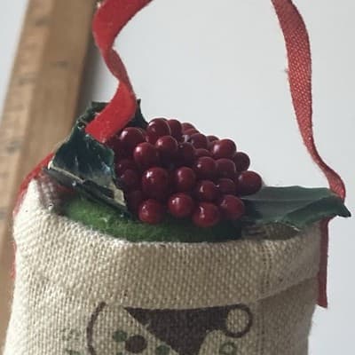 Vintage Christmas Ornaments 3pcs Red Wheelbarrow Kurt Adler Read Description - Thumbnail 18