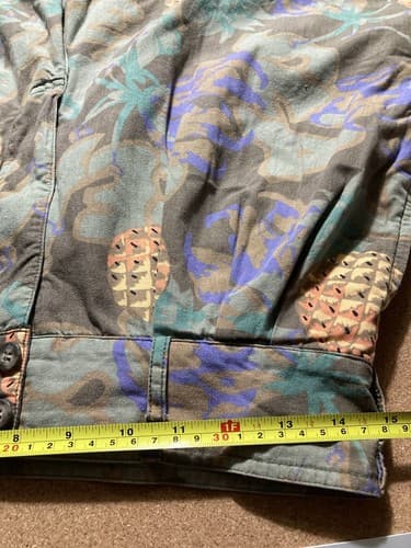 Vintage the GAP 90s Women's Cotton Bermuda High Waisted Shorts Size 32 Pineapple - Thumbnail 5