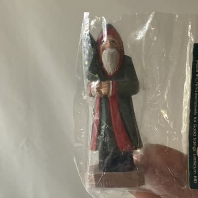 Vintage Christmas Clothes Pin Ornaments Home Made Plus Old World Santa 4pcs READ - Thumbnail 13