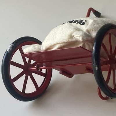 Vintage Christmas Ornaments 3pcs Red Wheelbarrow Kurt Adler Read Description - Thumbnail 15