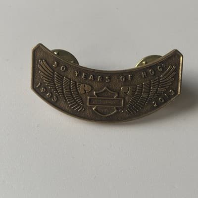 Harley Davidson 30 Years Of Hog 1983-2013 Lapel Hat Pin Deadstock