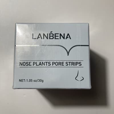 Lanbena Nose Plants Pore Strips 1.05 oz/30g SEALED Box EXP 6/26