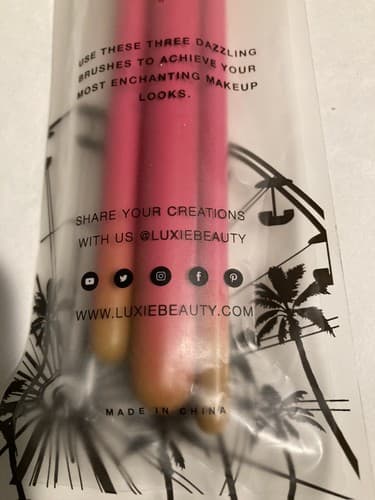 Luxie Brushes Summer Daze Brush Set 3 pack set NIP Shader and Coutouring - Thumbnail 4