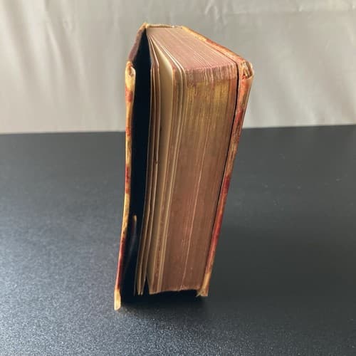 Vintage 1941 New Testament Psalms Mini Pocket Bible Chi Omega Gamma Beta Prayer - Thumbnail 4