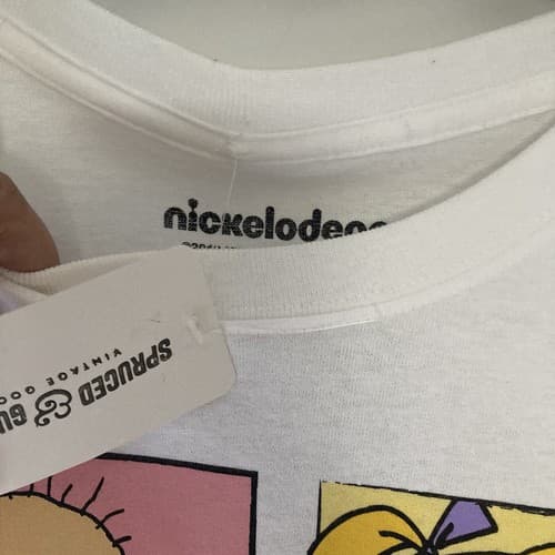 Nickelodeon Rugrats Long Sleeve White Graphic T Shirt Medium NWOT Cartoon Core - Thumbnail 5