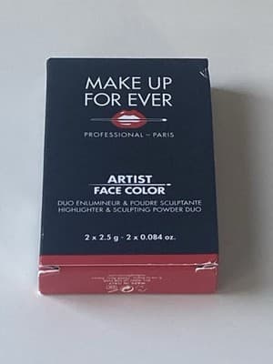 MAKE UP FOREVER Artist Face Color Highlighter & Sculpting Powder Duo S214 - H106 - Thumbnail 4