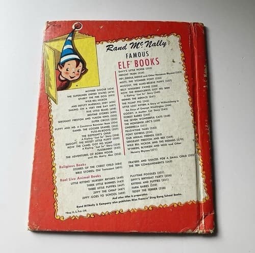 Vintage Hard Cover Pony Express Childrens Kids Book MCM Rand McNally Elf Book - Thumbnail 2
