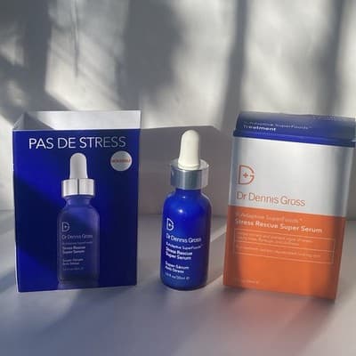Dr Dennis Gross Stress Rescue Super Serum 1.0 oz/30ml Full Size New In Box - Thumbnail 13