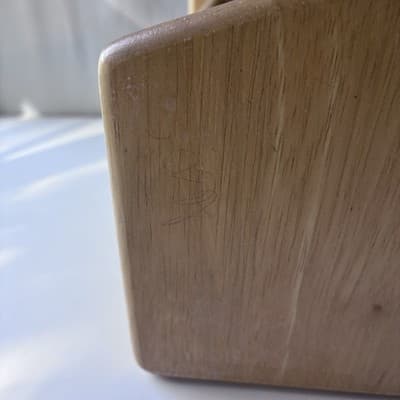 Vintage Solid Wood Desk Caddy Organizer Mail Holder Minimalist Natural Finish - Thumbnail 15