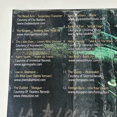 Vintage Indie 103.1 FM LA 2006 Music Sampler CD Sea Wolf The Tyde Run Run Run - Thumbnail 3