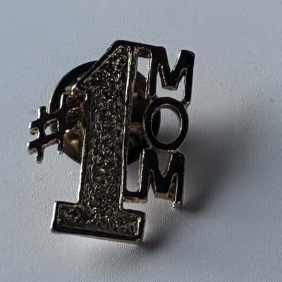 Vintage Special Mother #1 MOM Floral Enameled Gold Tone Pin Lot Of 3 Mothers Day - Thumbnail 11
