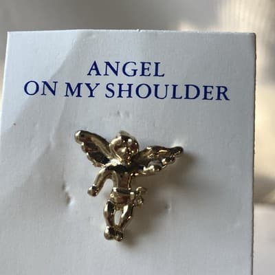 Vintage Lot Of Catholic Pins Communion Guardian Angel Holy Spirit Deadstock New! - Thumbnail 11