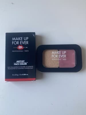 MAKE UP FOREVER Artist Face Color Highlighter & Sculpting Powder Duo S214 - H106