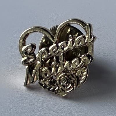 Vintage Special Mother #1 MOM Floral Enameled Gold Tone Pin Lot Of 3 Mothers Day - Thumbnail 12