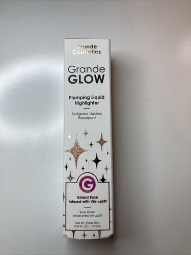 Grande Cosmetics Grande Glow Plumping Liquid Highlighter “Gilded Rose” Full Size