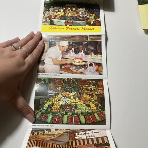 VTG SOUVENIR POSTCARD FOLDERS YOSEMITE,ROSE PARADE,NATIVE AMERICANS, DC LOT OF 5 - Thumbnail 19