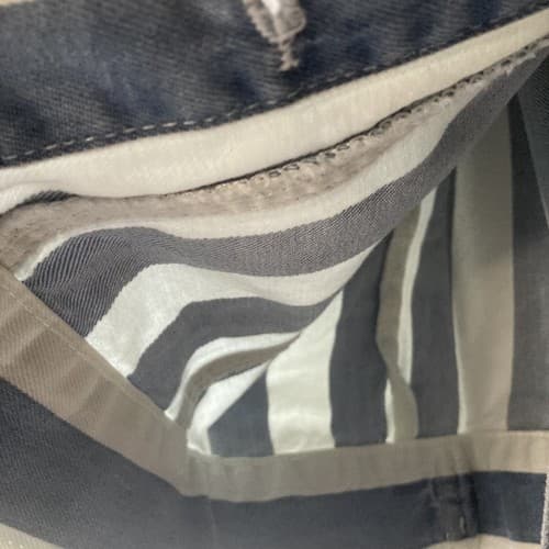Forever 21 Plus Women’s Denim Jean Jacket Striped Cropped Size OX New With Tags - Thumbnail 8