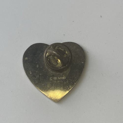 Vintage Heart Pin "I ❤️ KEN”Conversation Hearts 80s 90s Retro Deadstock - Thumbnail 3