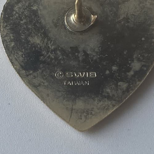 Vintage Heart Pin "I ❤️ KEN”Conversation Hearts 80s 90s Retro Deadstock - Thumbnail 4