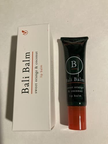 Bali Balm Sweet Orange & Coconut lip Balm NIB Full size 15ml Made in USA