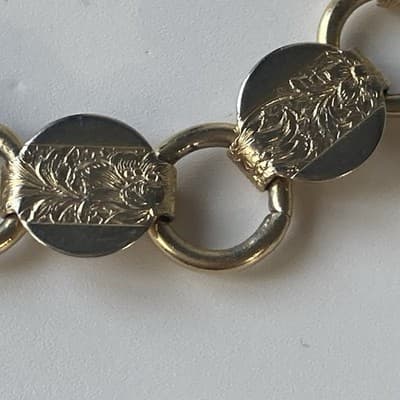 Vintage Sarah Coventry Etched Floral Link Bracelet Lot of 2 Goldtone+Silvertone - Thumbnail 19