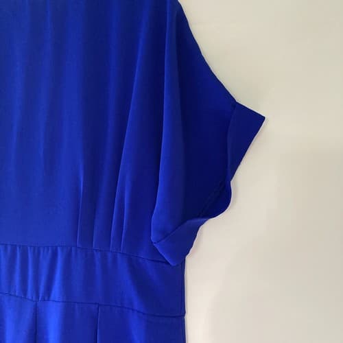 Womens Plus Size XL Cobalt Blue Romper Jumpsuit Extra Large - Thumbnail 9