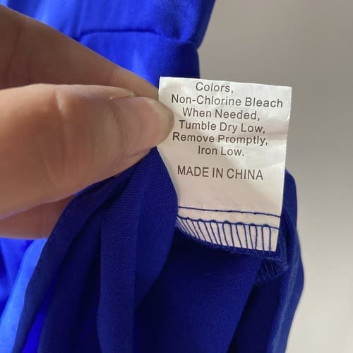 Womens Plus Size XL Cobalt Blue Romper Jumpsuit Extra Large - Thumbnail 10