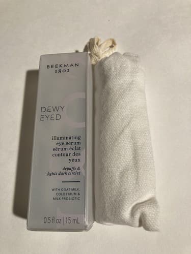 Beekman 1802 Dewy Eyed Illuminating Eye Serum NIB Full Size 15ml/ 0.5oz - Thumbnail 2