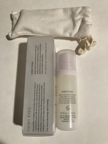 Beekman 1802 Dewy Eyed Illuminating Eye Serum NIB Full Size 15ml/ 0.5oz - Thumbnail 4