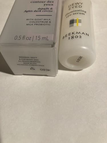 Beekman 1802 Dewy Eyed Illuminating Eye Serum NIB Full Size 15ml/ 0.5oz - Thumbnail 6
