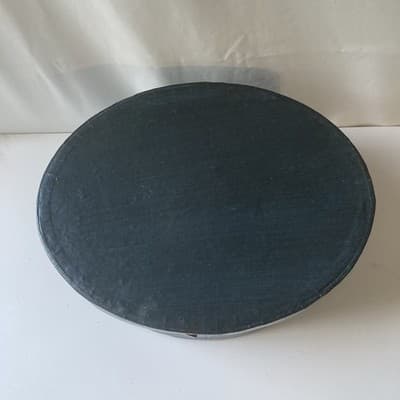 Vintage 90s Celestial Stars Sky Paper Mache Oval Trinket Lidded Box Astral - Thumbnail 6