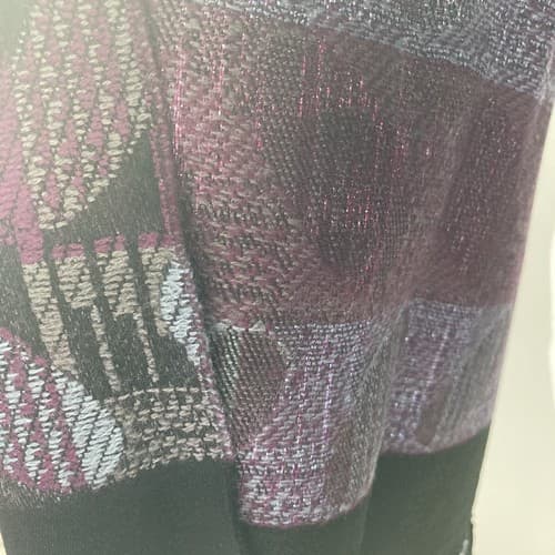 Museum Of Fine Arts Boston Art Deco Wool Muffler Scarf Shawl Vintage Japan IOP - Thumbnail 7