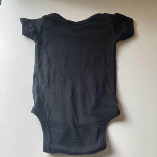 Johnny Cash Black Logo One Piece Infant baby Size 6 Months Crawl the Line - Thumbnail 2