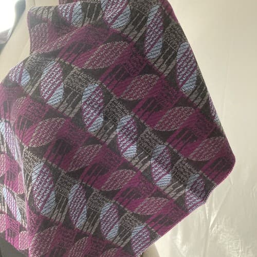 Museum Of Fine Arts Boston Art Deco Wool Muffler Scarf Shawl Vintage Japan IOP - Thumbnail 9