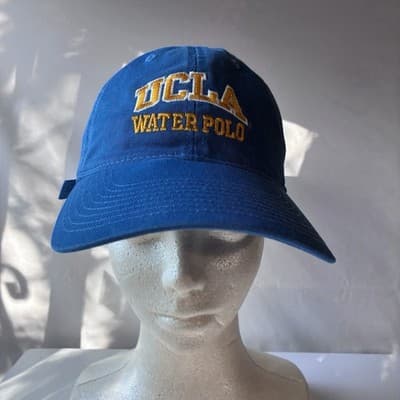 Vintage UCLA Water Polo Baseball Cap Hat Embroidered Strap back ADIDAS Cotton - Thumbnail 2