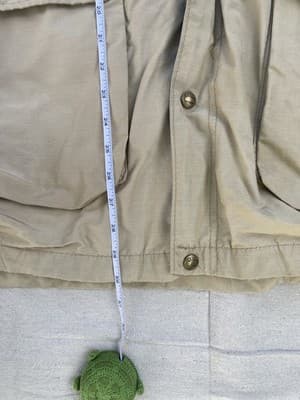 Vintage Woolrich Tan Barn Chore Field Coat Jacket Mens Large Patina Distressed - Thumbnail 5