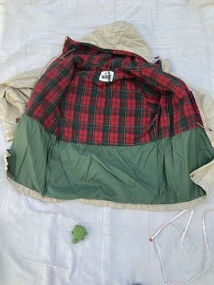 Vintage Woolrich Tan Barn Chore Field Coat Jacket Mens Large Patina Distressed - Thumbnail 3