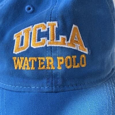 Vintage UCLA Water Polo Baseball Cap Hat Embroidered Strap back ADIDAS Cotton - Thumbnail 3