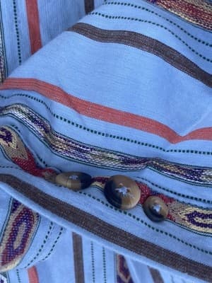 VTG? Territory Ahead Aztex Woven Textile Southwestern Button Up Shirt Mens Large - Thumbnail 10