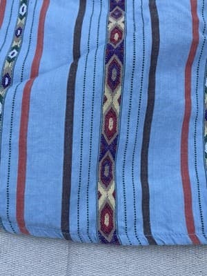 VTG? Territory Ahead Aztex Woven Textile Southwestern Button Up Shirt Mens Large - Thumbnail 18