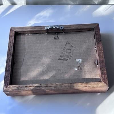 Vintage Solid Wood Oak Picture Frame Rectangle 1980s Natural Finish 6X8 Minimal - Thumbnail 5