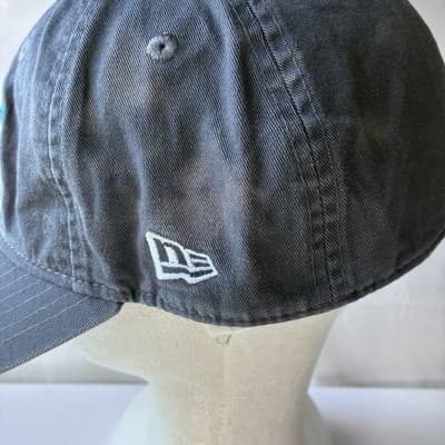 Miami Marlins Baseball New Era 49 Forty Fitted Hat Cap Graphite Gray XX-Large - Thumbnail 4