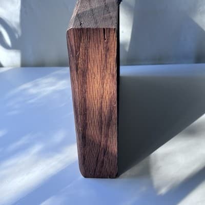 Vintage Solid Wood Oak Picture Frame Rectangle 1980s Natural Finish 6X8 Minimal - Thumbnail 10