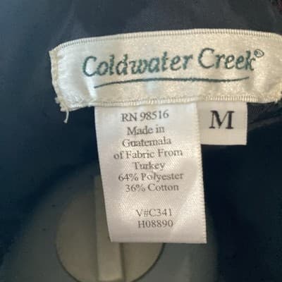 Vintage Y2K Coldwater Creek Tiger Tapestry Vest Jacket Fuzzy Collar Mob Wife M - Thumbnail 11
