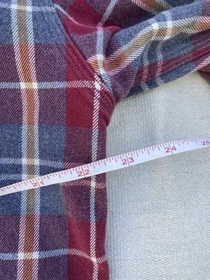VTG Carhartt Heavy Weight Flannel Button Up Shirt Mens Medium Workwear Grunge - Thumbnail 5