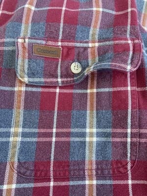 VTG Carhartt Heavy Weight Flannel Button Up Shirt Mens Medium Workwear Grunge - Thumbnail 12