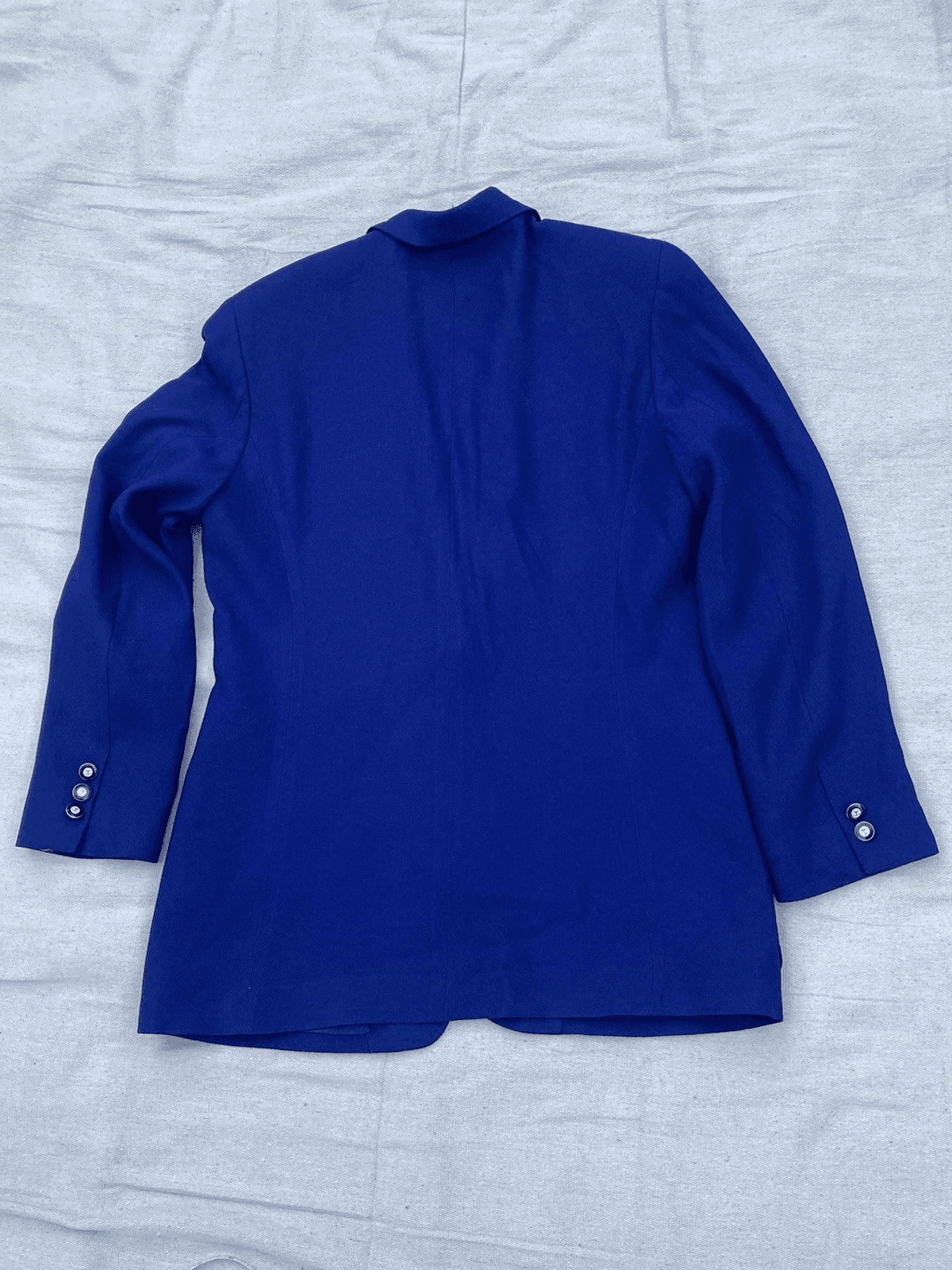 Vintage Liz Claiborne Nautical Blazer Emroidered Crest Blue Preppy 6P READ DESC - Thumbnail 3