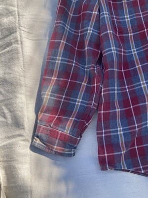 VTG Carhartt Heavy Weight Flannel Button Up Shirt Mens Medium Workwear Grunge - Thumbnail 19