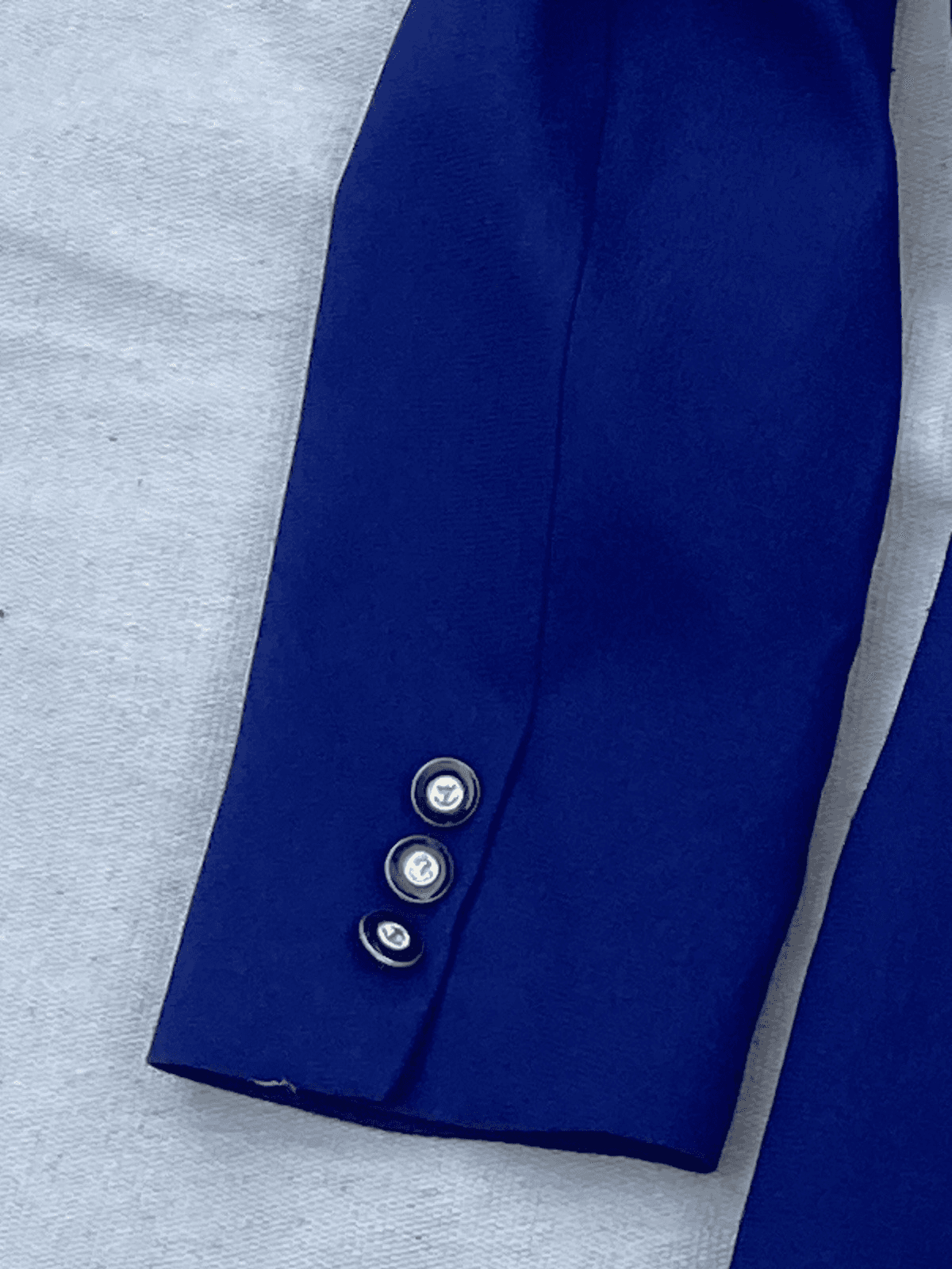Vintage Liz Claiborne Nautical Blazer Emroidered Crest Blue Preppy 6P READ DESC - Thumbnail 11