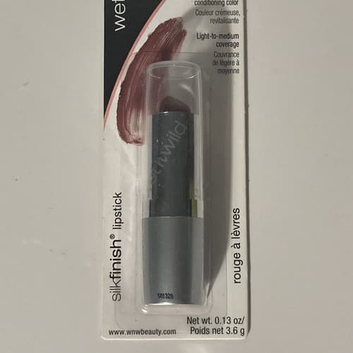 Wet’N Wild Cosmetics Silk Finish Lipstick Deep Wine C522A New In package - Thumbnail 4